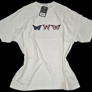 Sonoma White T-Shirt with Patriotic Design